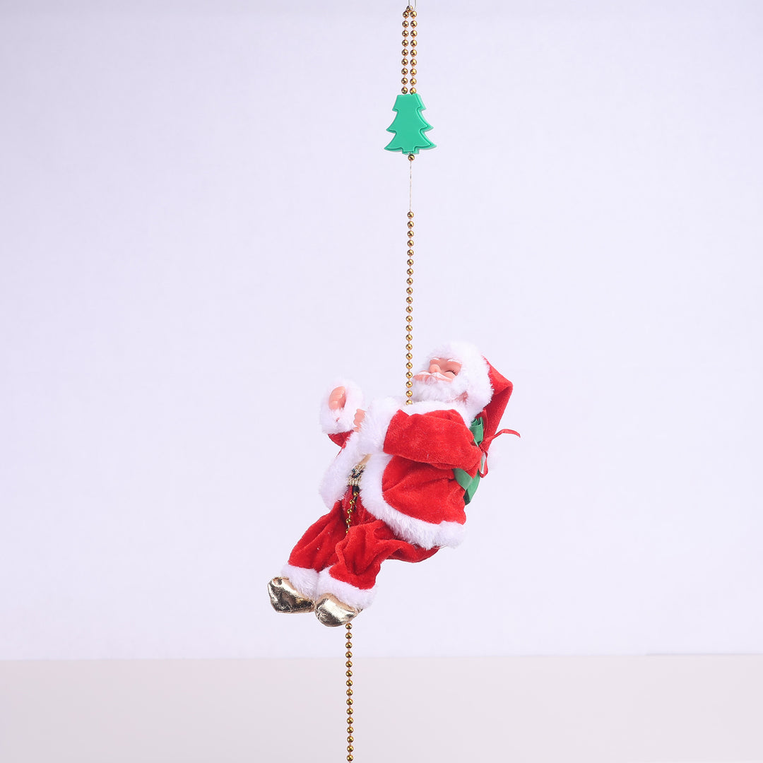 Decorative Santa Claus figurine with reflection ornament