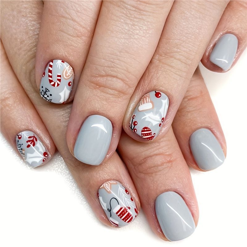 Festive Nail Art Wraps Kalsten