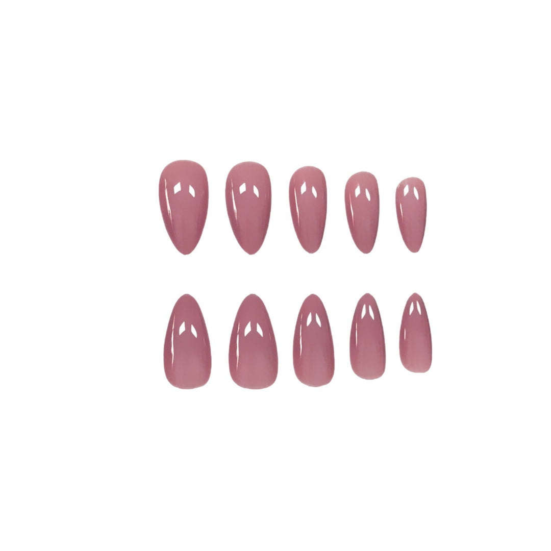 Almond-Shaped Gel Nail Enhancements Kalsten