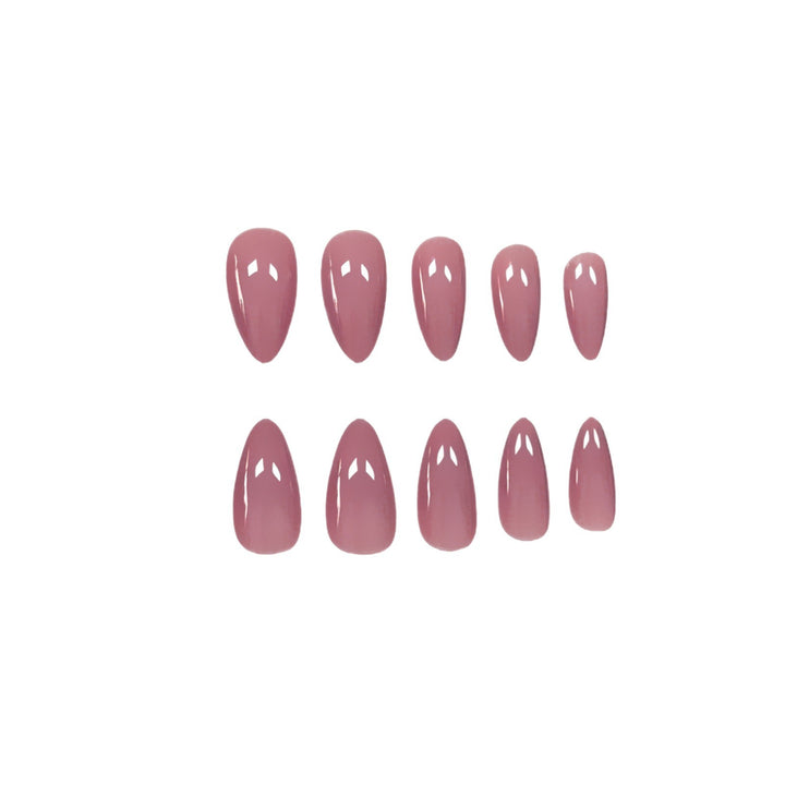 Almond-Shaped Gel Nail Enhancements Kalsten