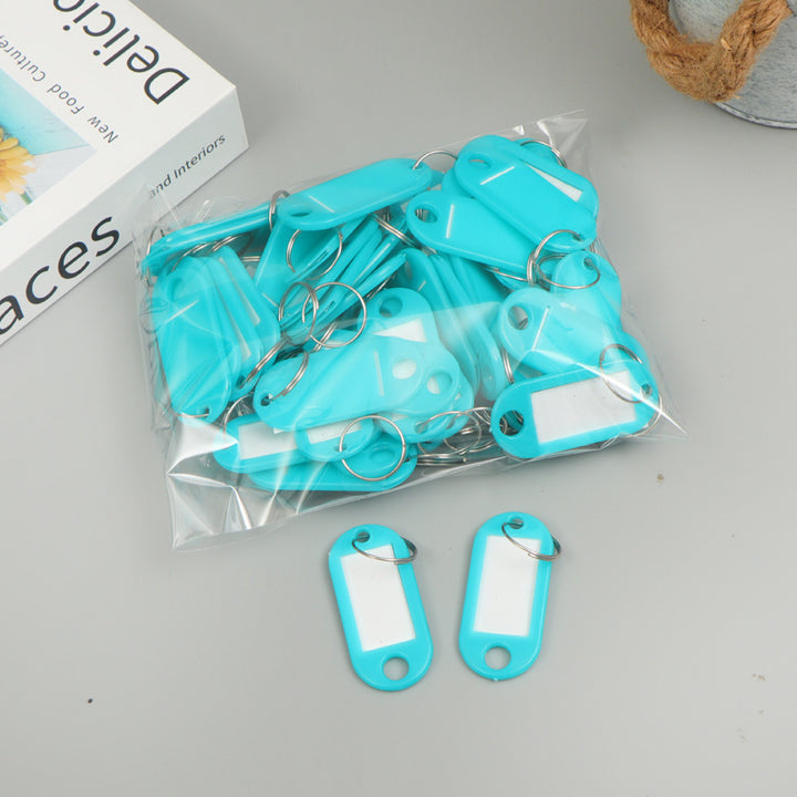 Unisex label tags with key ring and writable field Kalsten