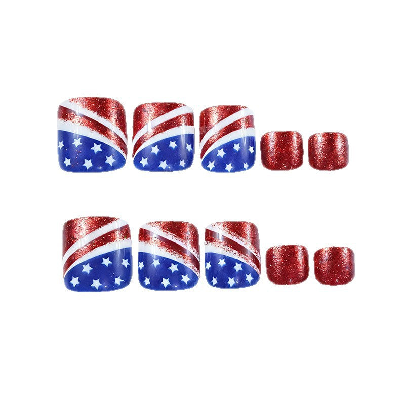 Festive Patriotic Nail Art Kalsten