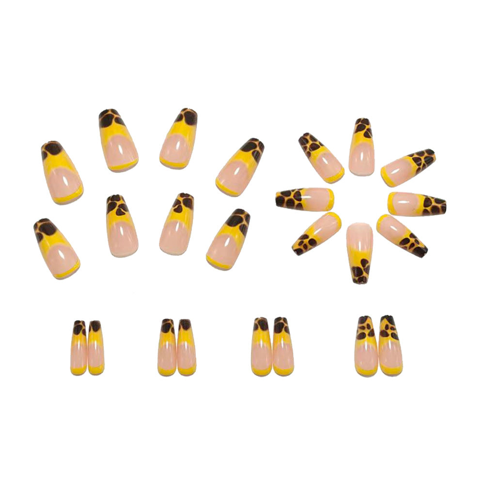 Artificial nails in modern leopard pattern Kalsten