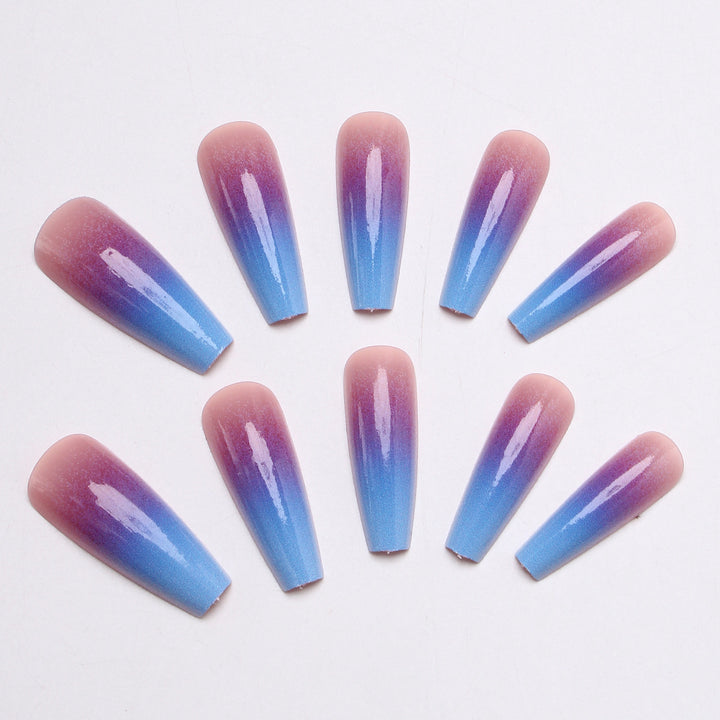 Ombre Press-On Nail Extensions Kalsten
