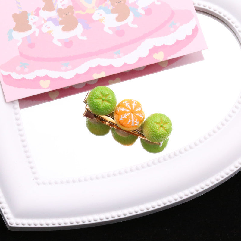 Decorative Citrus Fruit Hair Clip Kalsten