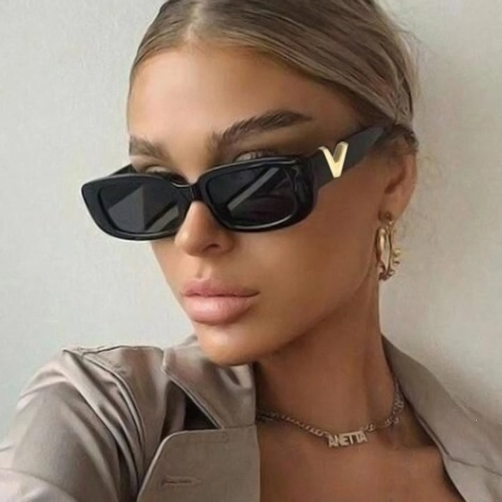 Retro-Inspired Geometric Frame Sunglasses Kalsten
