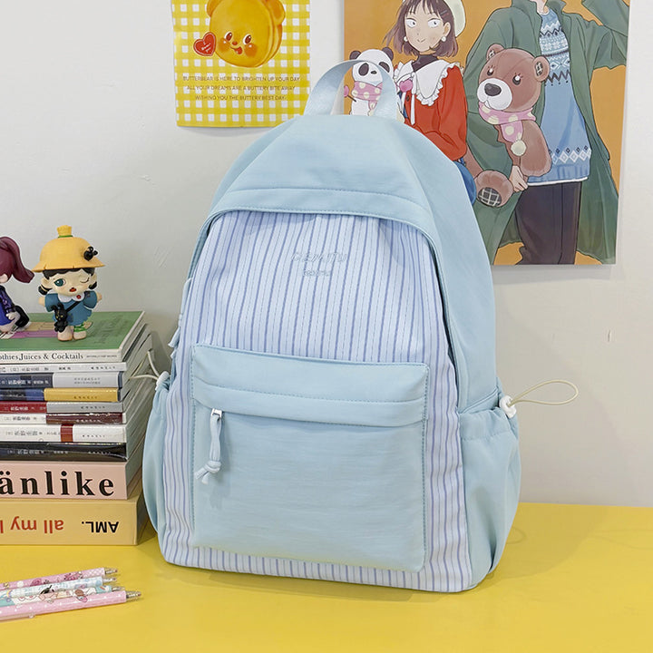 Casual Stripe Patterned Backpack Kalsten