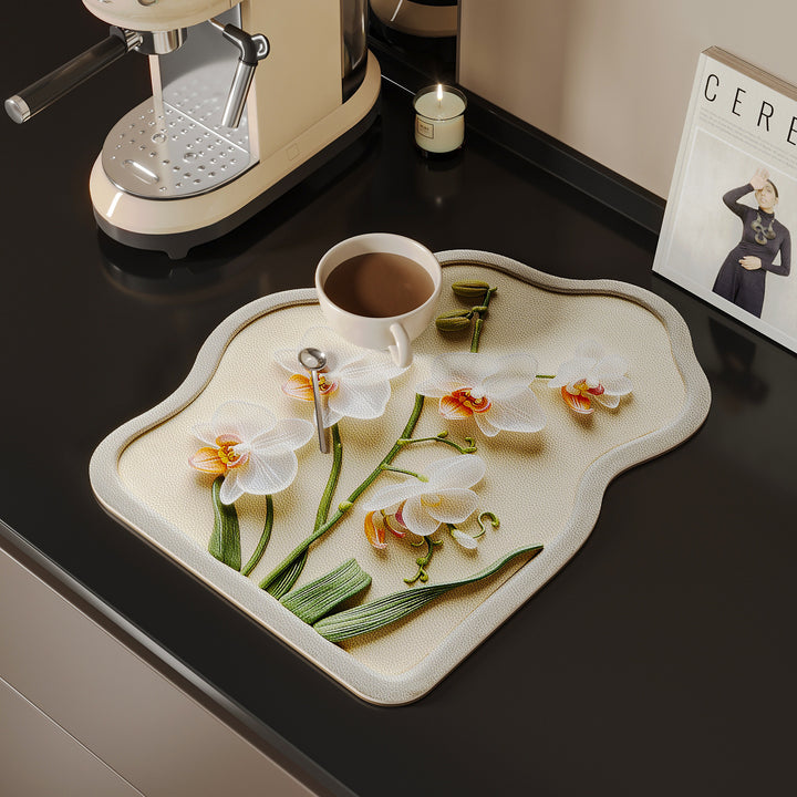 Decorative Floral Kitchen Mat Kalsten