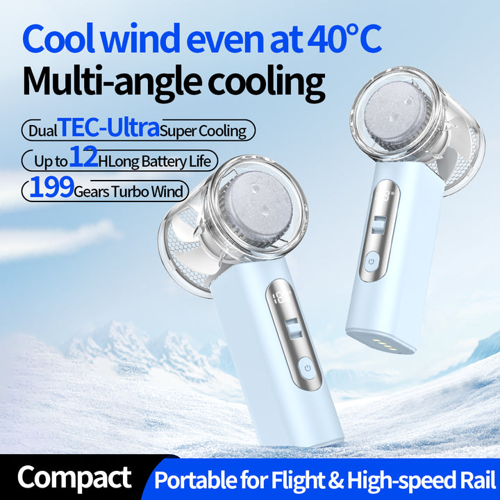 Women's Portable Mini Wind Cooler with HD Display Kalsten