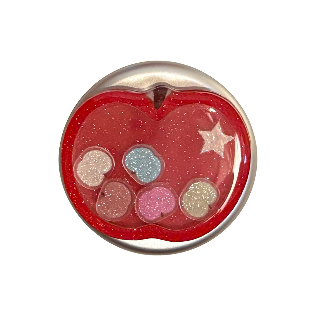 Funnier apple motif smartphone finger holder Kalsten