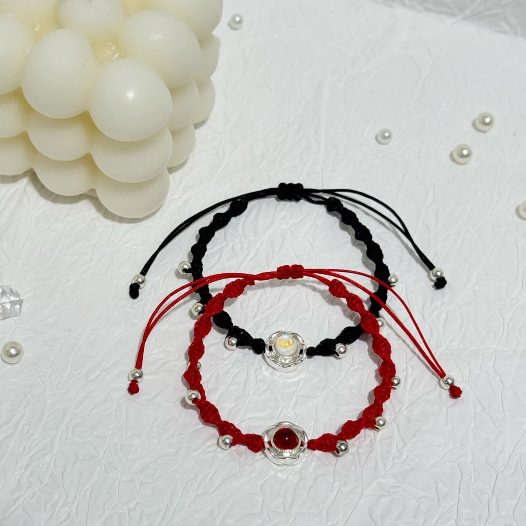 Adjustable Knot Bracelet with Gemstone Kalsten