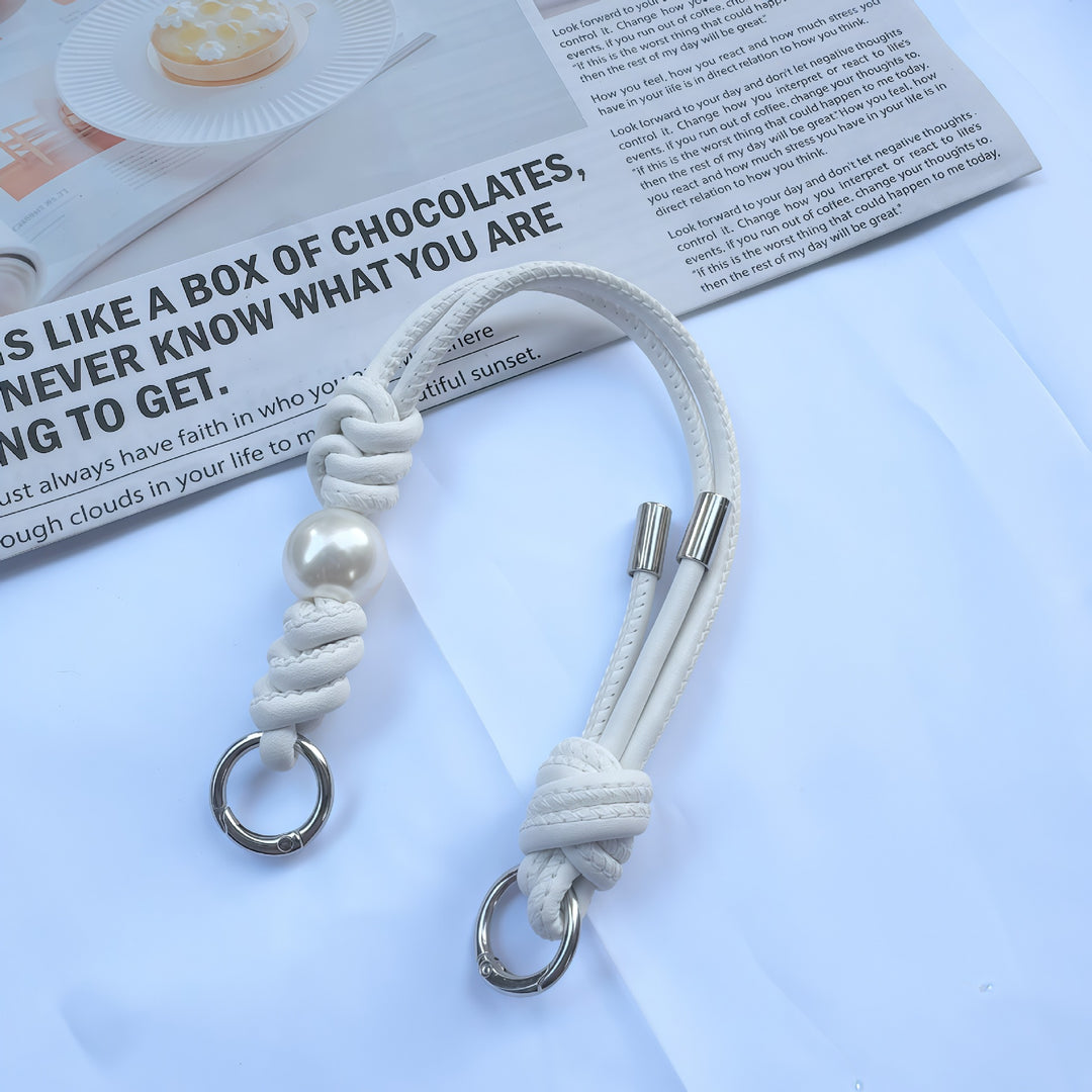 Elegant Knotted Leather Keychain Holder Kalsten
