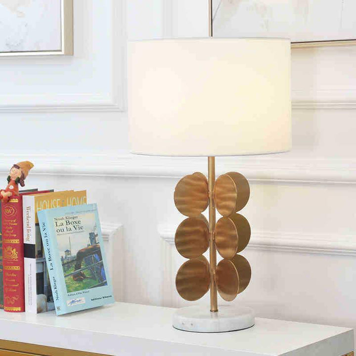 Artistic Table Lamp with Modern Geometric Design