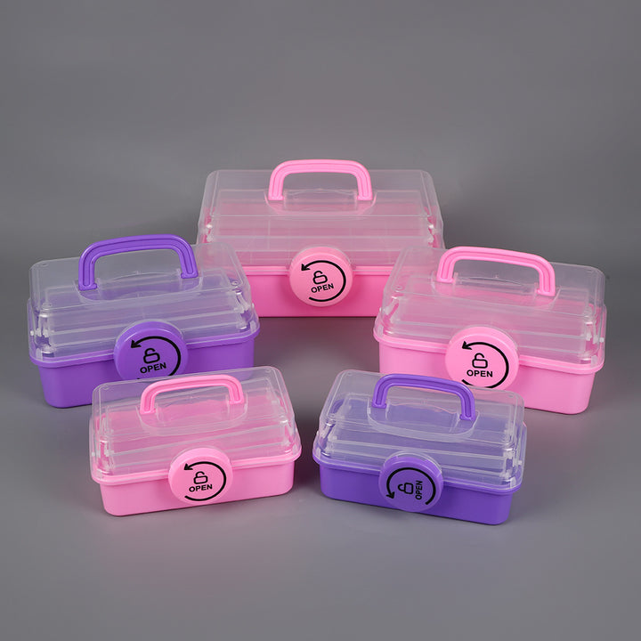 Portable Multi-Section Craft Storage Box Kalsten