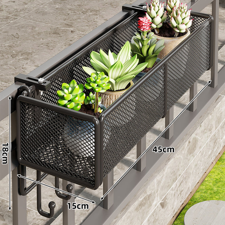 Balcony Rail Hanging Planter Box