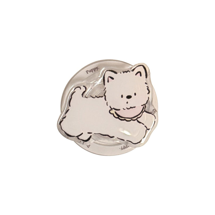 Playful smartphone finger holder in dog design Kalsten