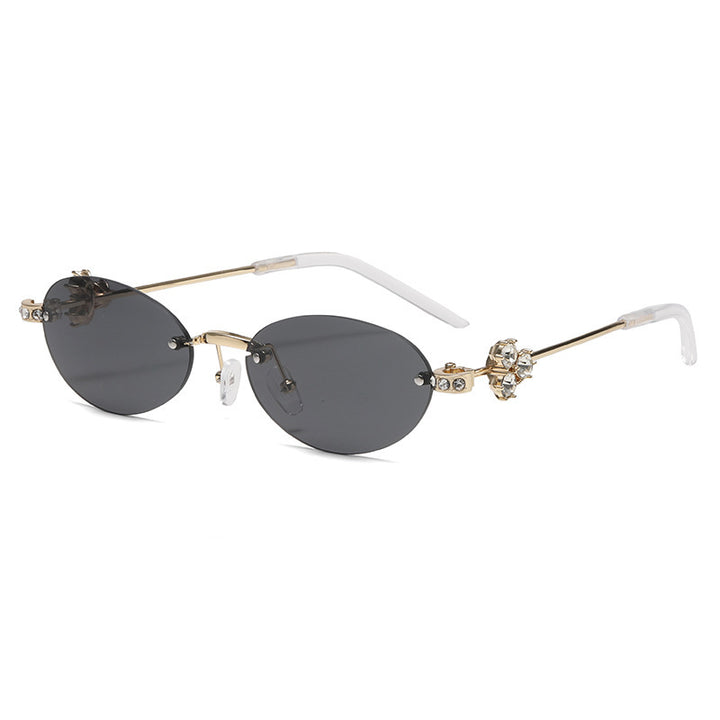 Ladies elegant sunglasses with geometric frame Kalsten