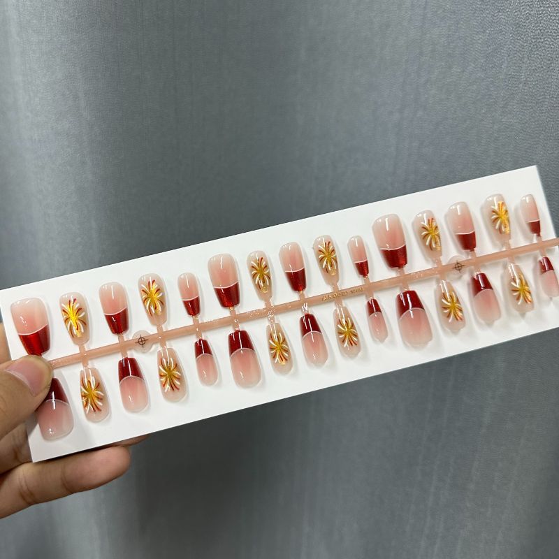 Artistic Ombre Press-On Nail Tips Set Kalsten