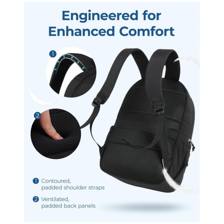 Unisex spacious backpack with insulated compartments and ergonomic carrying system Kalsten
