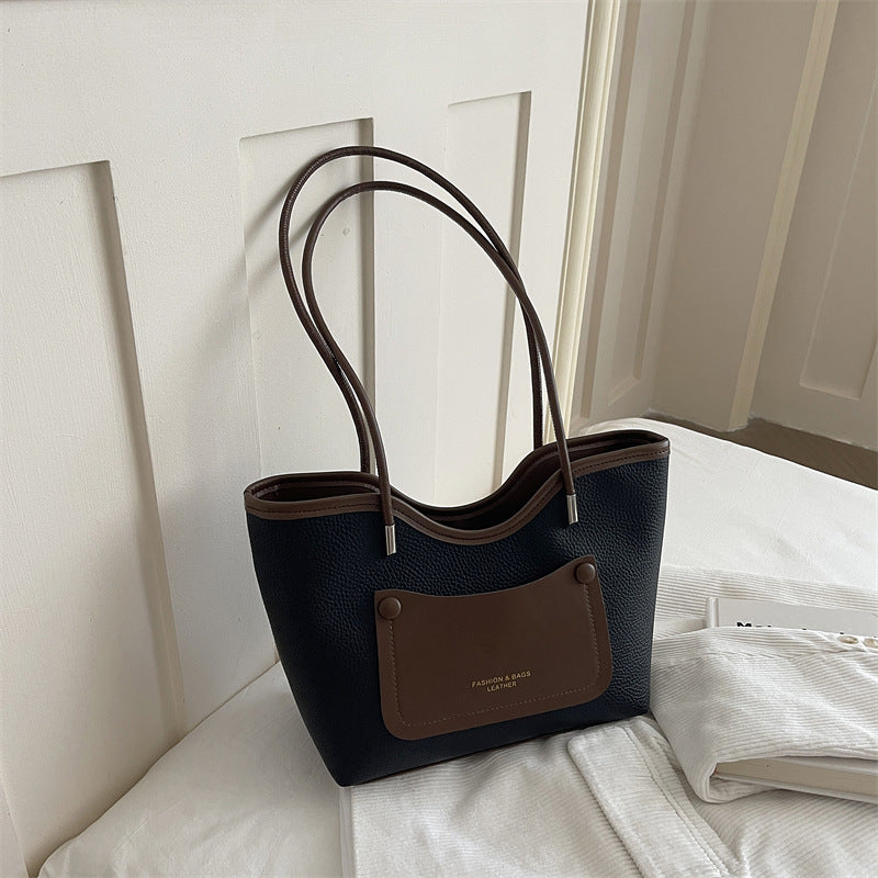 Minimalist Leather Tote Bag