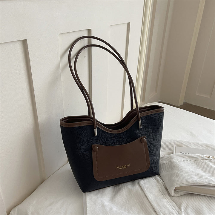 Minimalist Leather Tote Bag