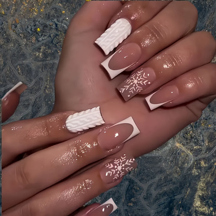 Seasonal French Tip Nail Art Set Kalsten