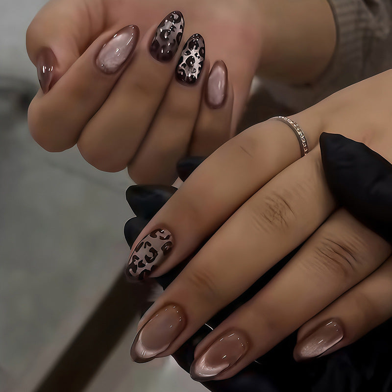 Decorative Leopard Print Press-On Nail Set kalsten