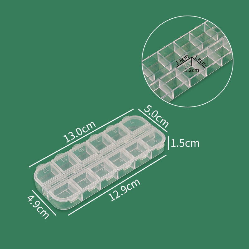 Multi-Compartment Craft Supply Box Kalsten