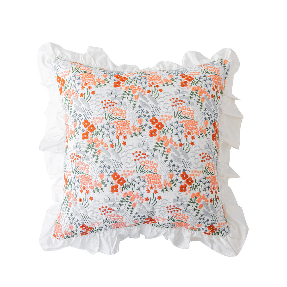 Decorative Ruffled Pillow