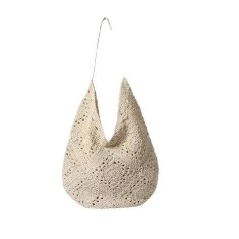 Hand-knotted shoulder bag with airy structure Kalsten