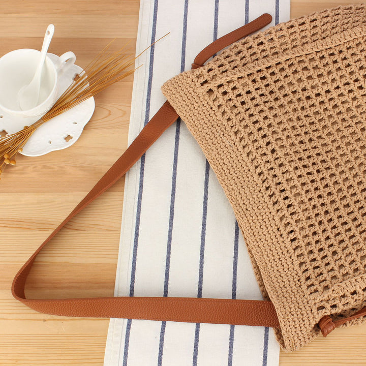 Hand-knotted tote bag with elegant structure Kalsten