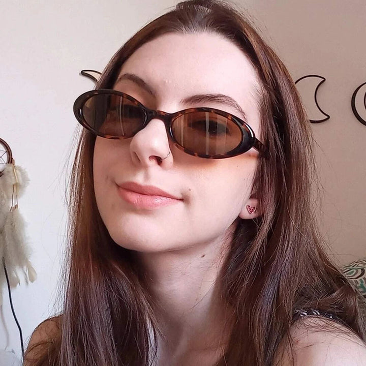 Chic Vintage Oval Sunglasses Kalsten
