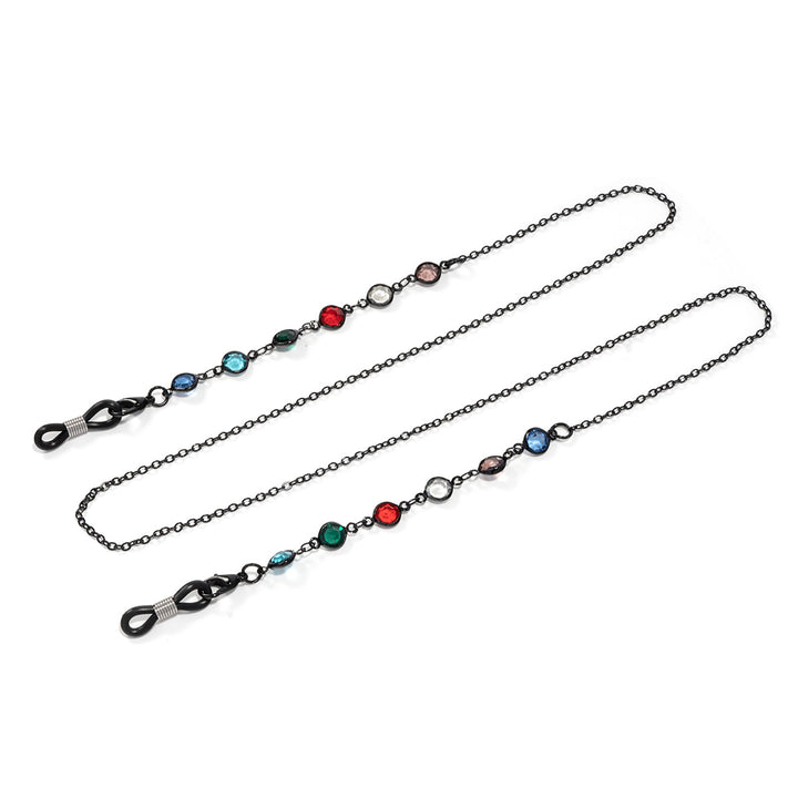 Elegant Gemstone Eyewear Chain Kalsten