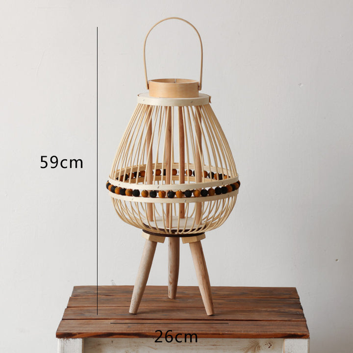 Handcrafted lantern made from natural materials Kalsten