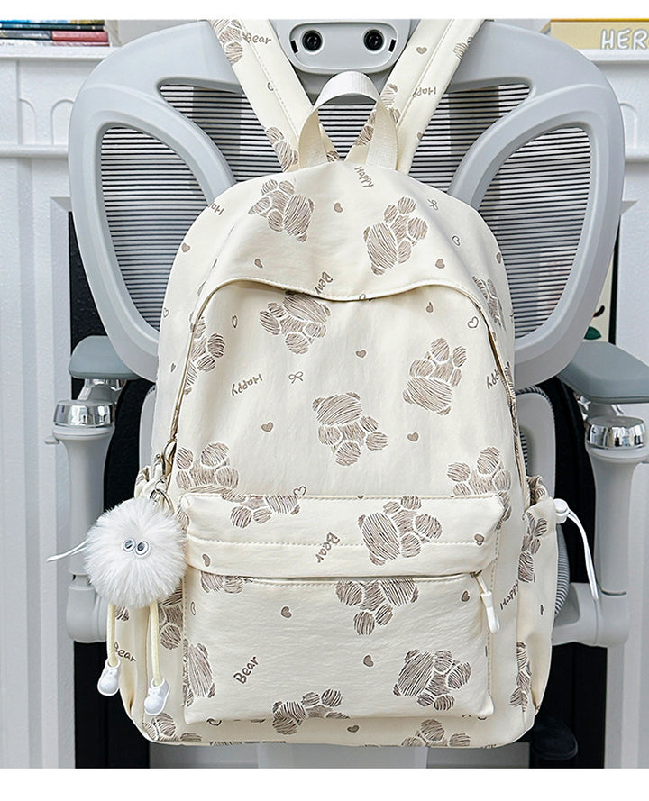Backpack with Cute Paw Designs and Ergonomic Shoulder Straps Kalsten