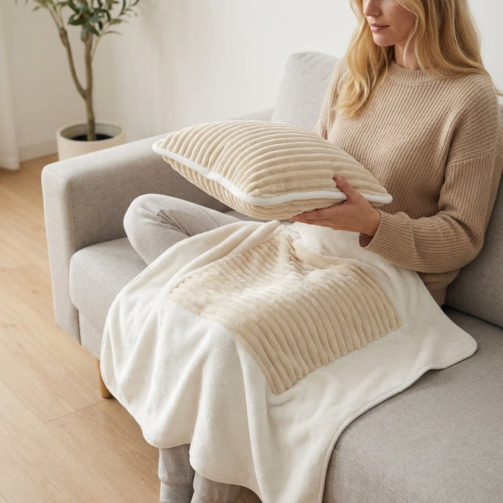 Women's Decorative Pillow with High-Quality Felpa Kalsten