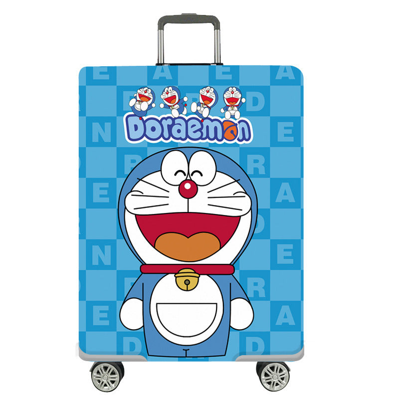 Women's hard-shell suitcase in creative Shiba motif Kalsten