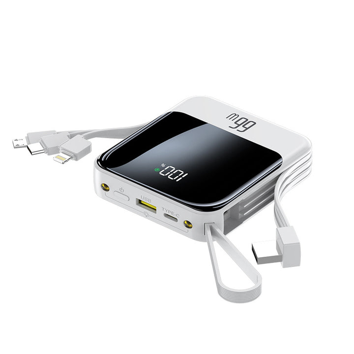 Portable Powerbank with Intelligent Cable Management and Digital Display Kalsten
