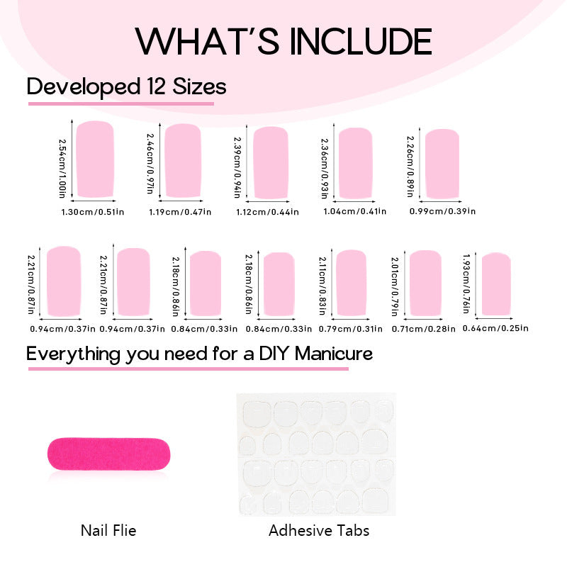 Acrylic nail set with stylish gradient color effects Kalsten