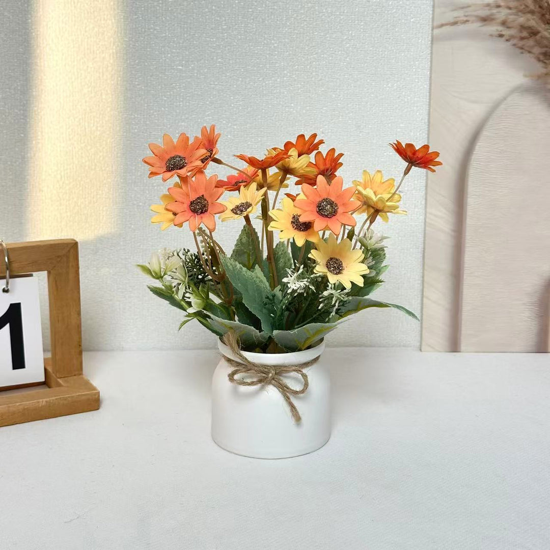 Decorative Floral Centerpiece for Indoor Display