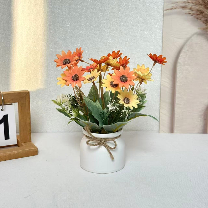 Decorative Floral Centerpiece for Indoor Display