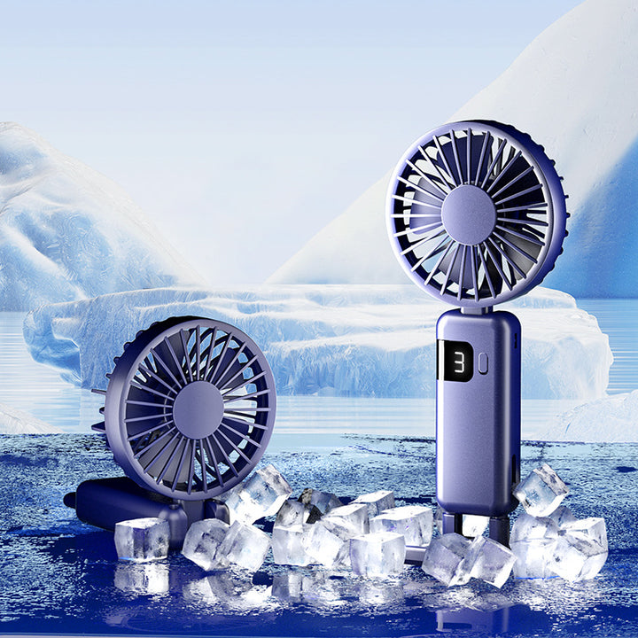 Portable USB Fan with Digital Speed Display Kalsten
