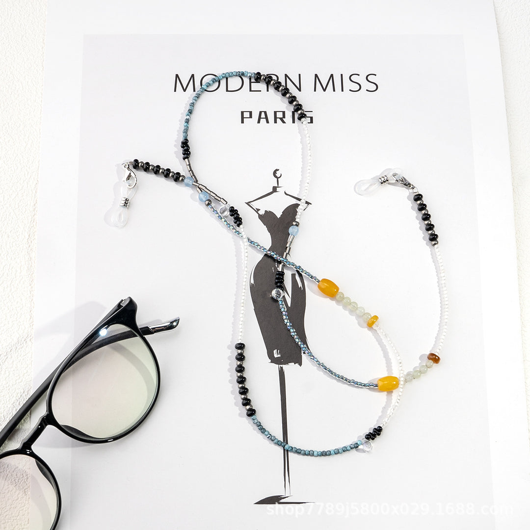 Handcrafted Beaded Eyewear Retainer Chain Kalsten