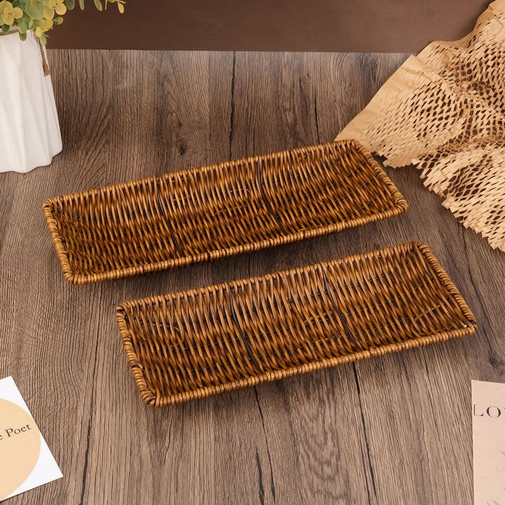 Rectangular Woven Storage Basket Kalsten