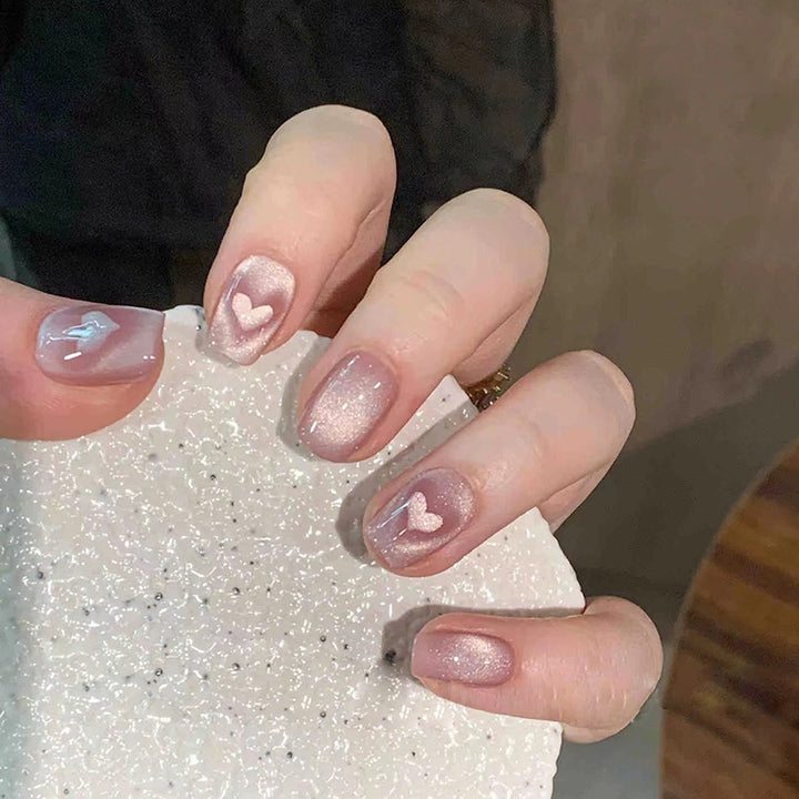 Heart-Embellished Gradient Nail Art Kit Kalsten