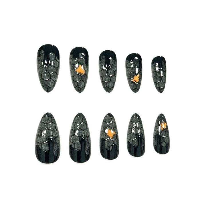 Artistic Honeycomb Nail Enhancements Kalsten