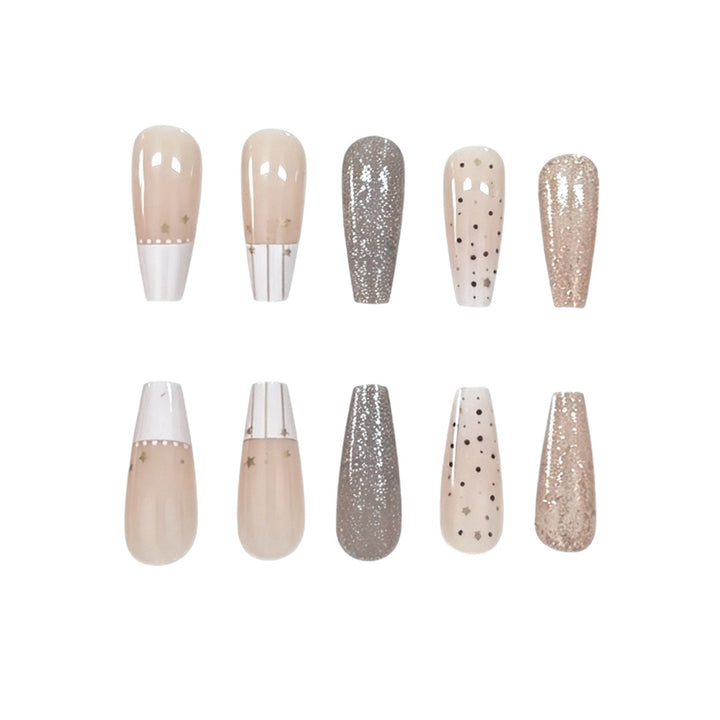 Elegant Starry Nail Art Kalsten