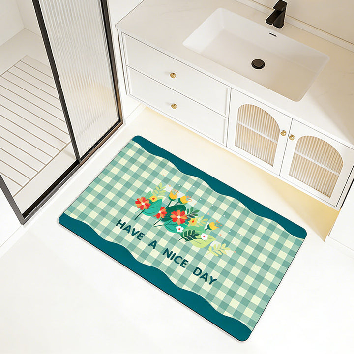 Charming Decorative Bath Mat Kalsten