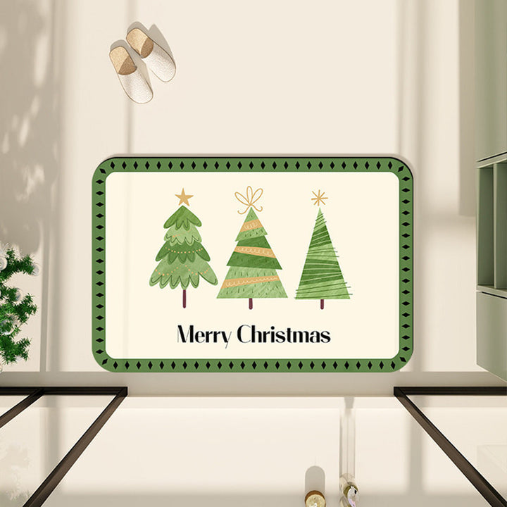 Christmas-Themed Decorative Mat