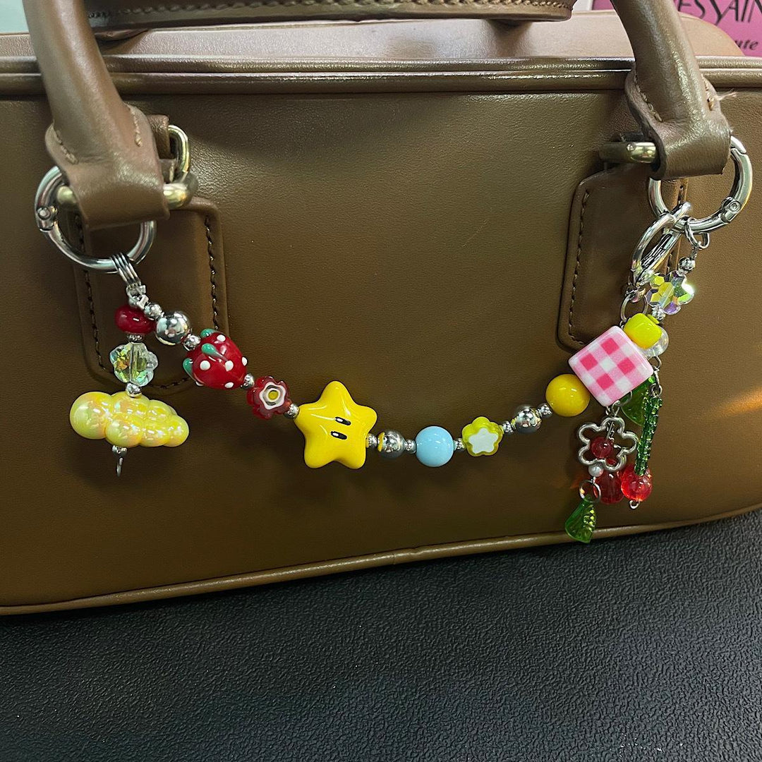 Playful Beaded Charm Keychain Kalsten 1790134650